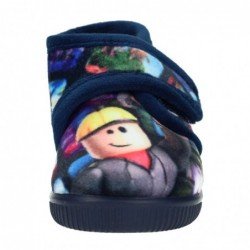 Babuchas Casa Lox Vulca-Bicha Marino para Niño modelo 1048