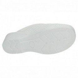 Zuecos de Piel Dchus Blancos para Mujer modelo 810