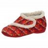 Botines Forrados Vulca-Bicha Rojos para Niña modelo 215B