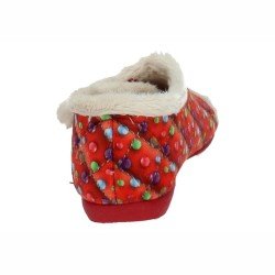 Botines Forrados Vulca-Bicha Rojos para Niña modelo 215B