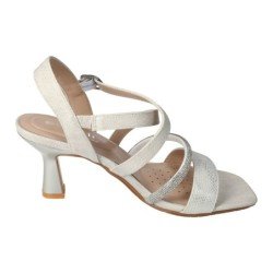 23M073 SANDAL DE BRILLOS color BLANCO