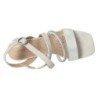 23M073 SANDAL DE BRILLOS color BLANCO
