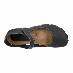Cangrejeras de Piel Inter-Bios Negros para Mujer modelo 5376