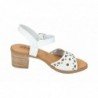 Sandalias Tacón Jet-Set Blancos para Mujer modelo M.217/Isa