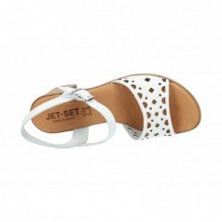 Sandalias Tacón Jet-Set Blancos para Mujer modelo M.217/Isa