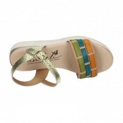 Sandalias Serpiente Sandali Oro para Mujer modelo 529