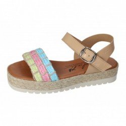 Sandalias de Rafia Sandali Multicolor para Mujer modelo 530