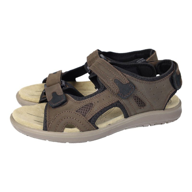 Sandalias de Piel St. Gallen Marrones para Hombre modelo Aneto