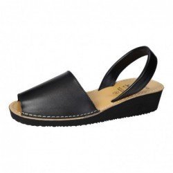 Cuñas Menorquinas Avarca Negros para Mujer modelo 211