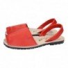 Menorquinas de Piel Sandali Rojos para Mujer modelo 969