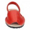 Menorquinas de Piel Sandali Rojos para Mujer modelo 969
