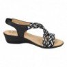 Sandalias Trenzas Alto Estilo Negros para Mujer modelo 323