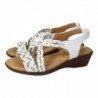 Sandalias Trenzas Alto Estilo Blancos para Mujer modelo 323