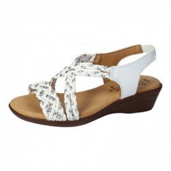 Sandalias Trenzas Alto Estilo Blancos para Mujer modelo 323