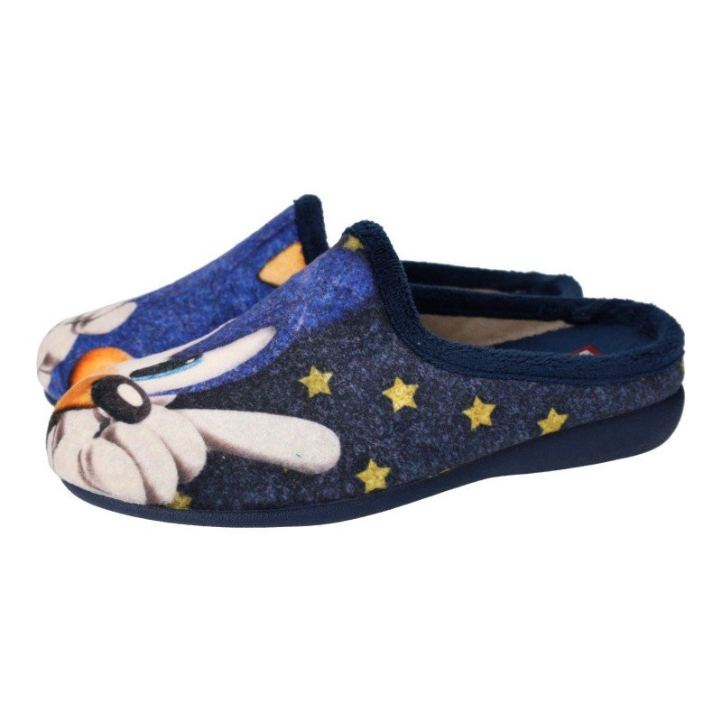 Zapatillas Conejo Gema Garcia Azul Marino para Niño modelo 7609-8