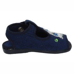 Chinelas Perrito Moranchel Marino para Niño modelo 15036
