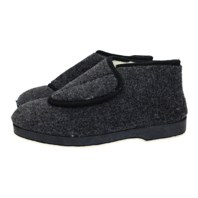 Chinelas Lana Virgen Soca Negros para Hombre modelo 0593