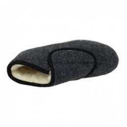 Chinelas Lana Virgen Soca Negros para Hombre modelo 0593