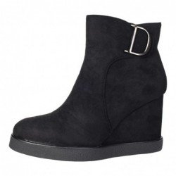 Botines con Cuña Amor Amore Negros para Mujer modelo W1027