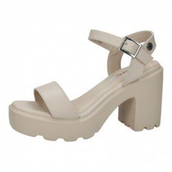 Sandalias de Tacón Refresh Beige para Mujer modelo 171592