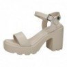 Sandalias de Tacón Refresh Beige para Mujer modelo 171592