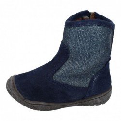 720502 Botas piel purpurina color MARINO