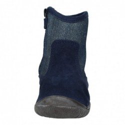 720502 Botas piel purpurina color MARINO
