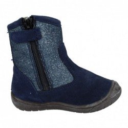 720502 Botas piel purpurina color MARINO