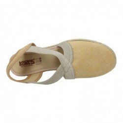 Esparteñas Casuales Kokis Mostaza para Mujer modelo 45328