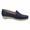 Mocasines de Piel Parymedio Marino para Mujer modelo 1780