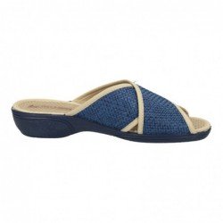 Chinelas Cruzadas Vulca-Bicha Marino para Mujer modelo 4702