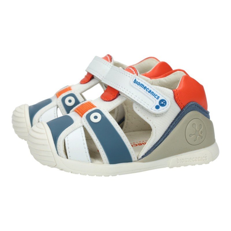 Sandalias Sport Biomecanics Blanco-Naranja para Niño modelo 242154-A