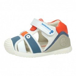 Sandalias Sport Biomecanics Blanco-Naranja para Niño modelo 242154-A