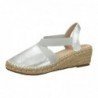 Alpargata Metalizada Mandarina Plata para Mujer modelo 852Df