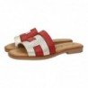 Sandalias Planas Sandali Rojos para Mujer modelo 24100