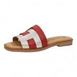 Sandalias Planas Sandali Rojos para Mujer modelo 24100