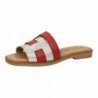 Sandalias Planas Sandali Rojos para Mujer modelo 24100