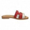 Sandalias Planas Sandali Rojos para Mujer modelo 24100