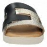 Sandalias de Piel Sandali Negros para Mujer modelo 24100
