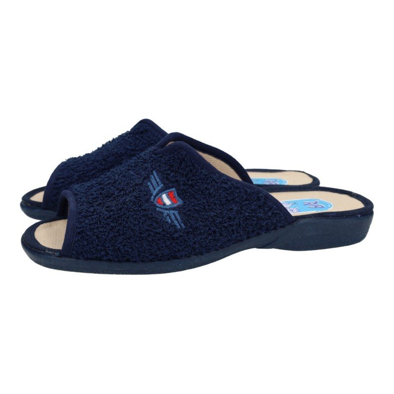 Chinelas de Rizo Ruiz Bernal Marino para Hombre modelo 941