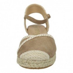 24M107 Esparteñas encaje color TAUPE