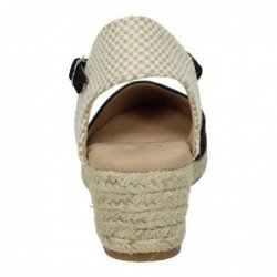 Esparteñas de Cuña Mysoft Negros para Mujer modelo 25M102
