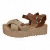 Sandalias Plataforma Sandali Cuero para Mujer modelo M621