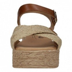 Sandalias Plataforma Sandali Cuero para Mujer modelo M621