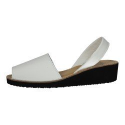 Cuñas Menorquinas Avarca Blancos para Mujer modelo 211