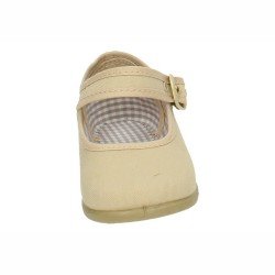 Zapatillas Lona Beig Made In Spain Beige para Niña modelo 951