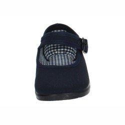Zapatillas Lona Azul Made In Spain Marino para Niña modelo 951