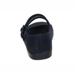 Zapatillas Lona Azul Made In Spain Marino para Niña modelo 951
