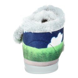Chinela Perrito Vulca-Bicha Marino para Niña modelo 1085