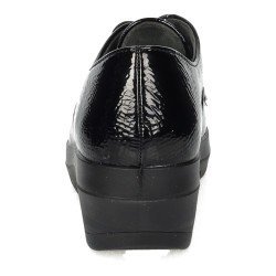 24M583 Zapatos de cordón color NEGRO